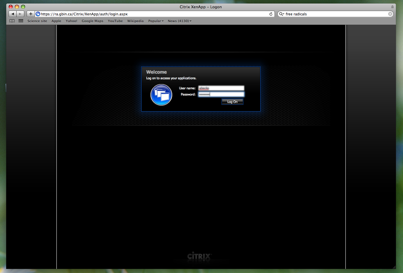 Citrix client for mac