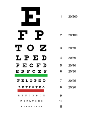 small eyechart